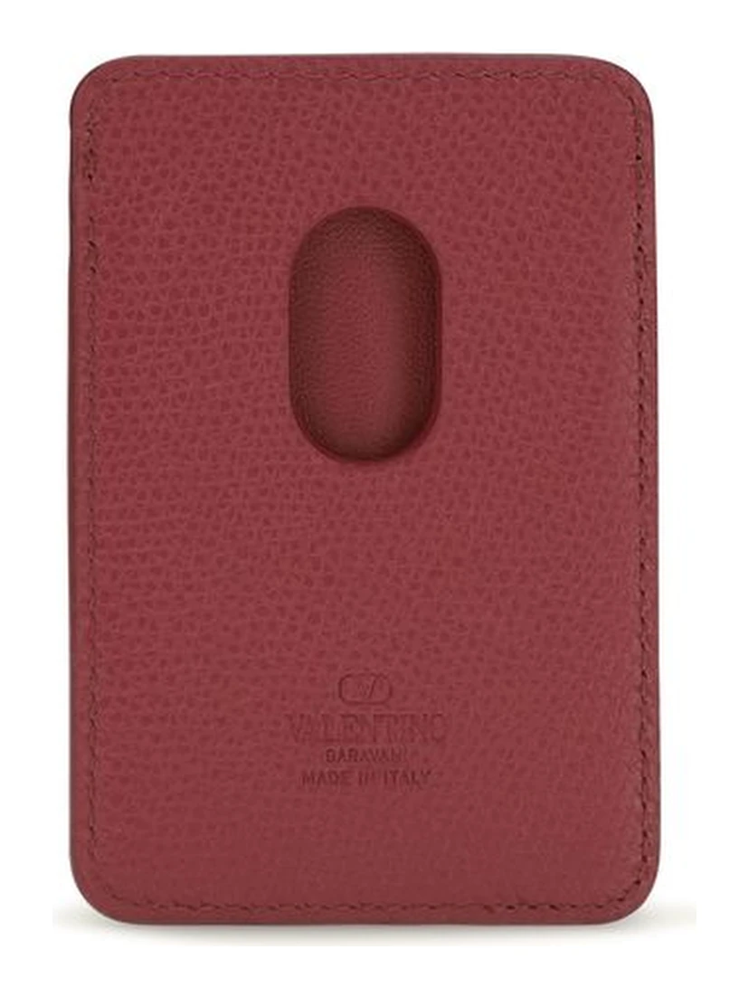Red Calf Leather Bos Taurus Wallet