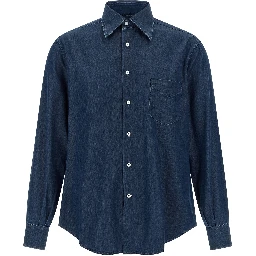 Blue Cotton Blouse
