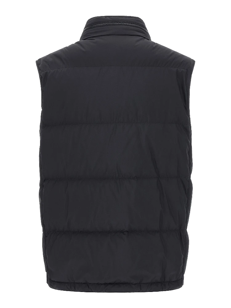 Blue Polyester Sleeveless Jacket alternative