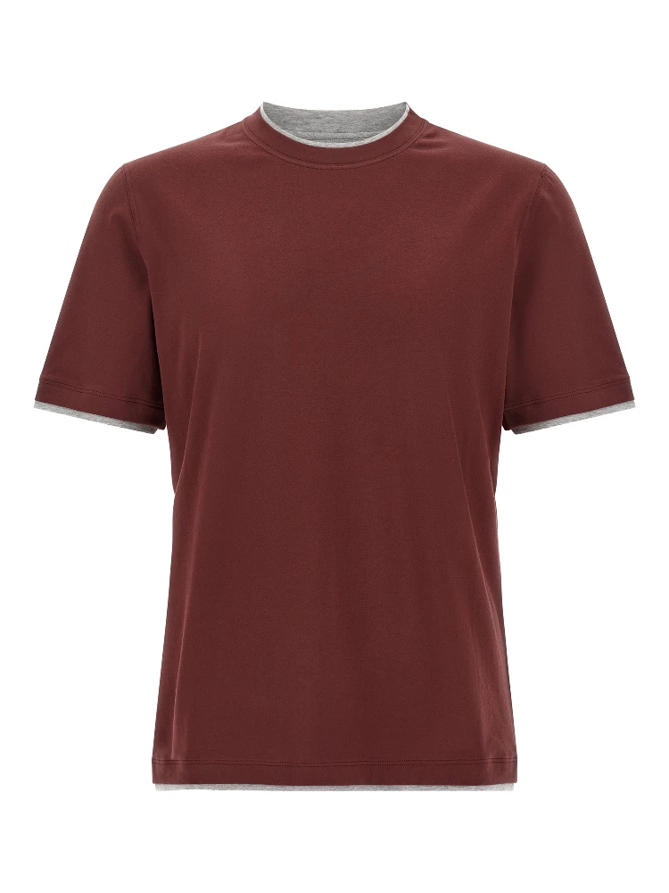 Bordeaux Cotton T-Shirt