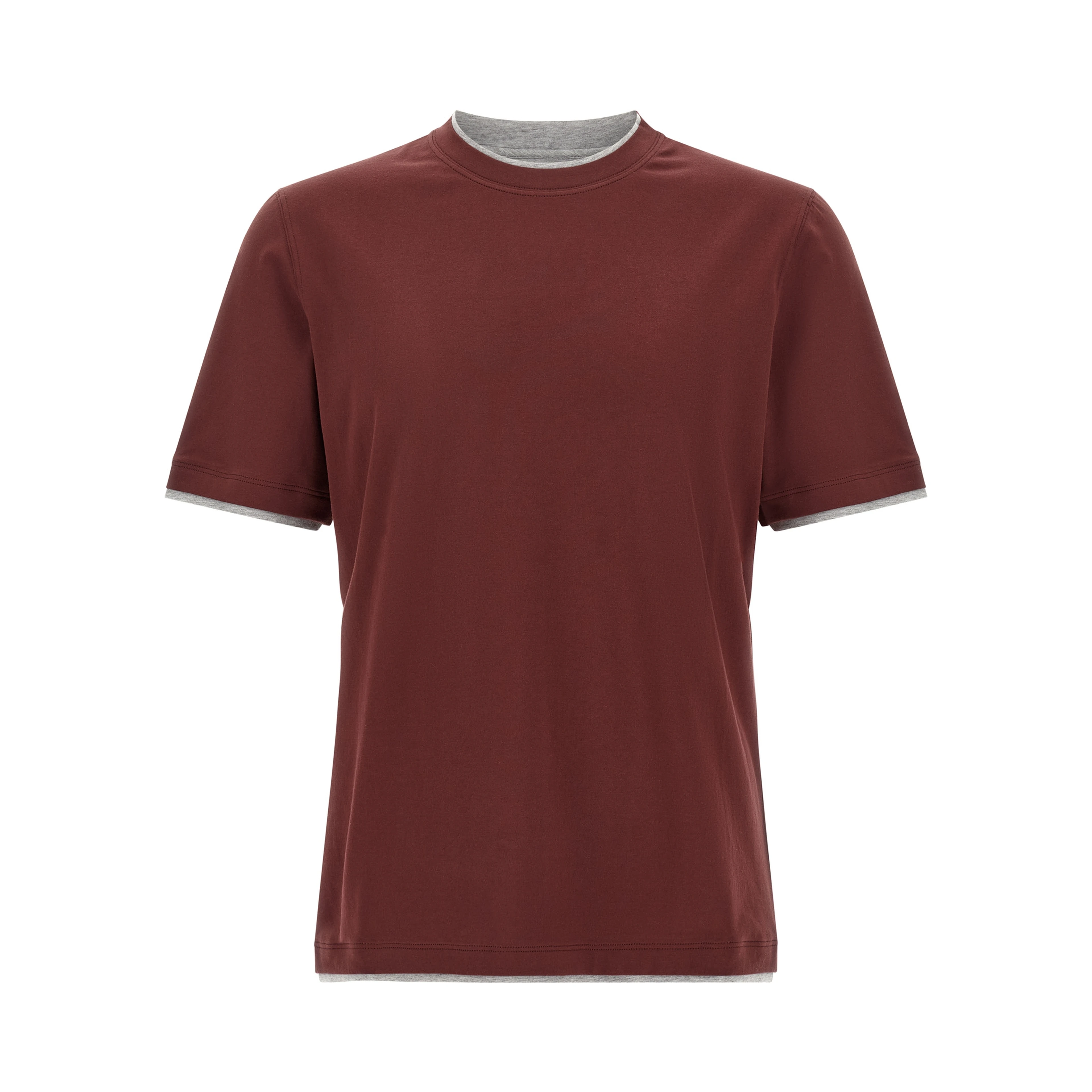 Bordeaux Cotton T-Shirt