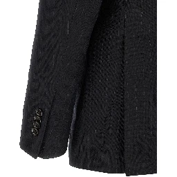 Blue Virgin Wool Two-Piece Suit