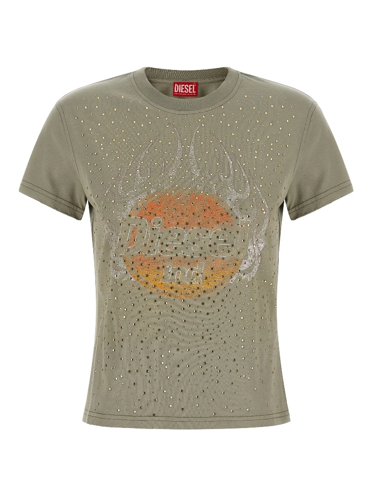 Bicolor Cotton T-Shirt