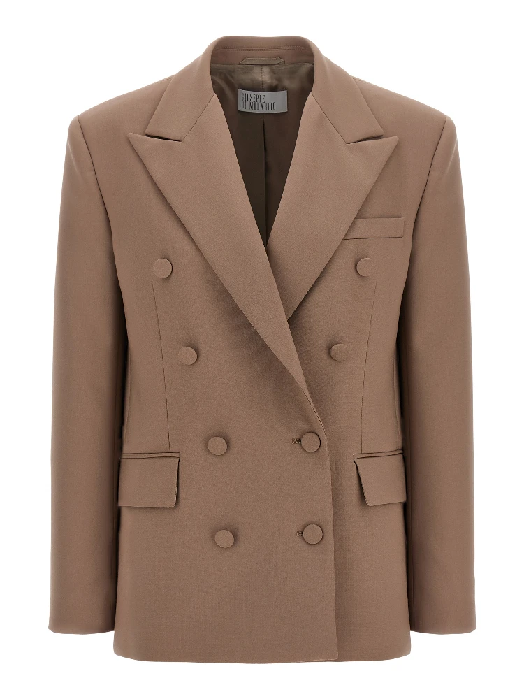 Beige Virgin Wool Blazer
