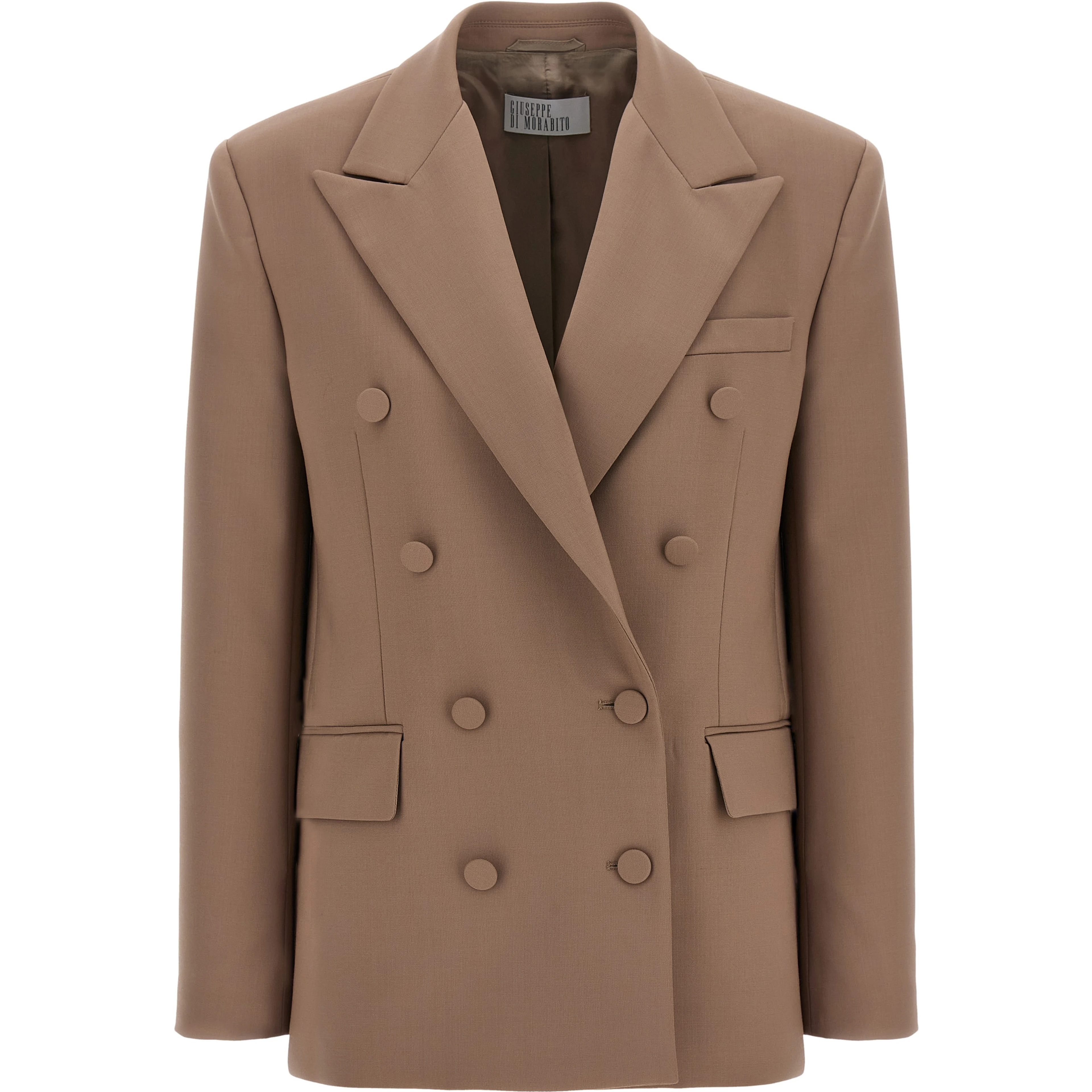Beige Virgin Wool Blazer