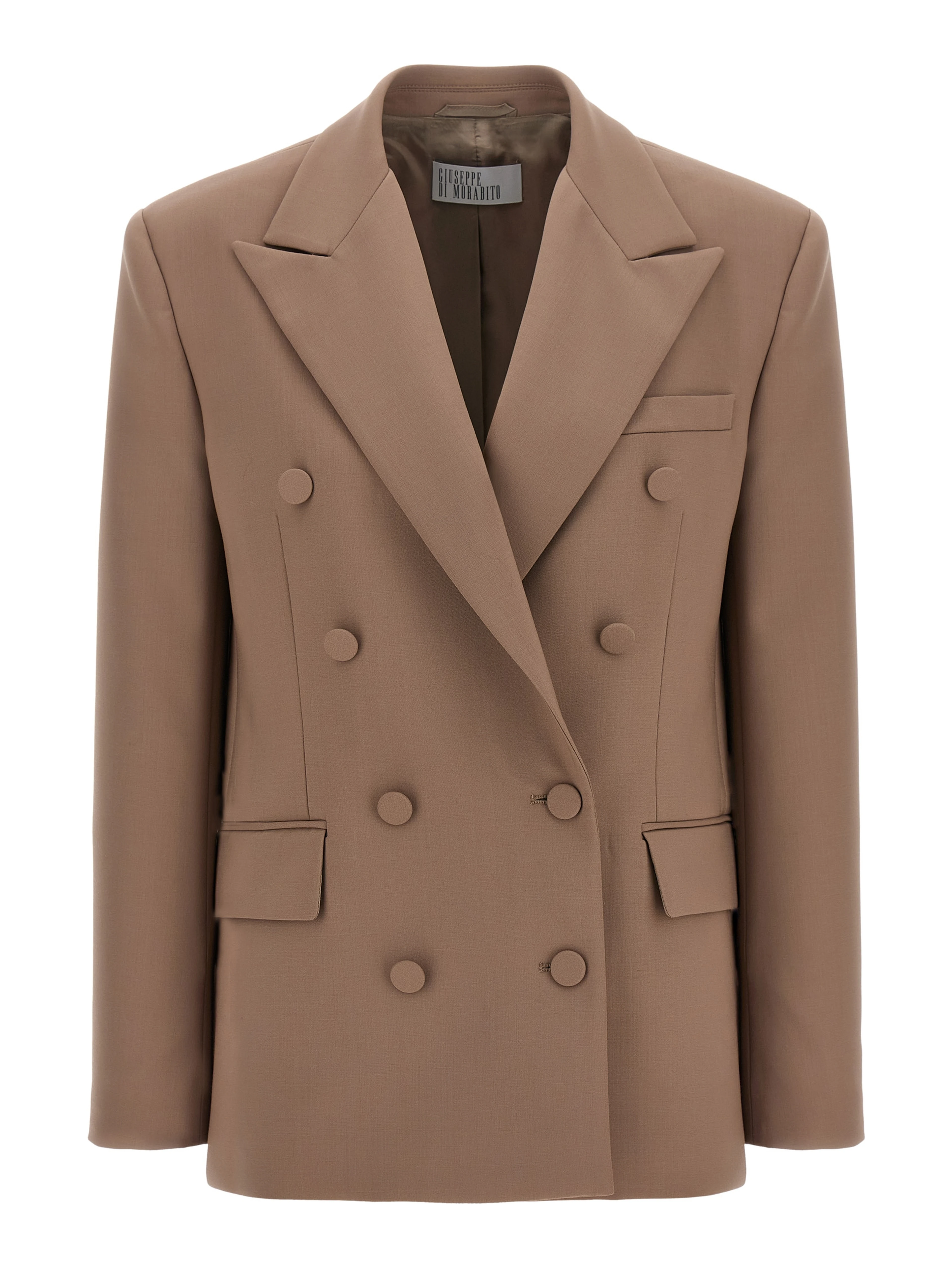 Beige Virgin Wool Blazer