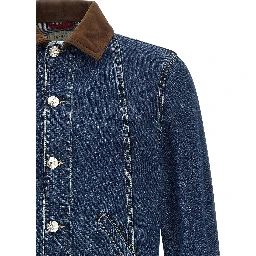 Blue Cotton Denim Jacket
