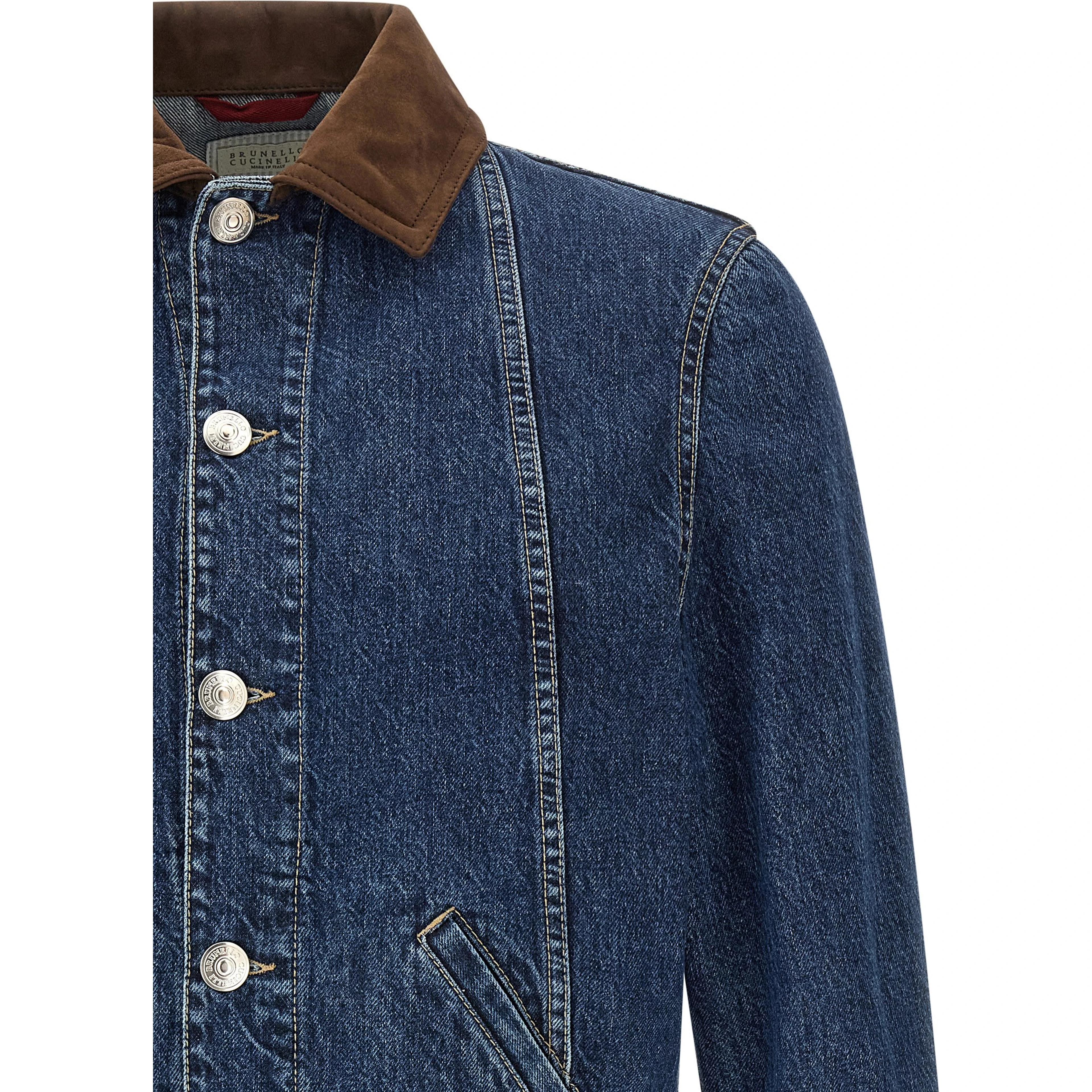 Blue Cotton Denim Jacket
