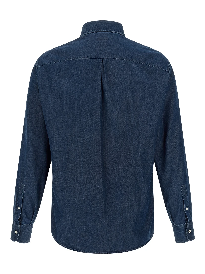 Blue Cotton Blouse