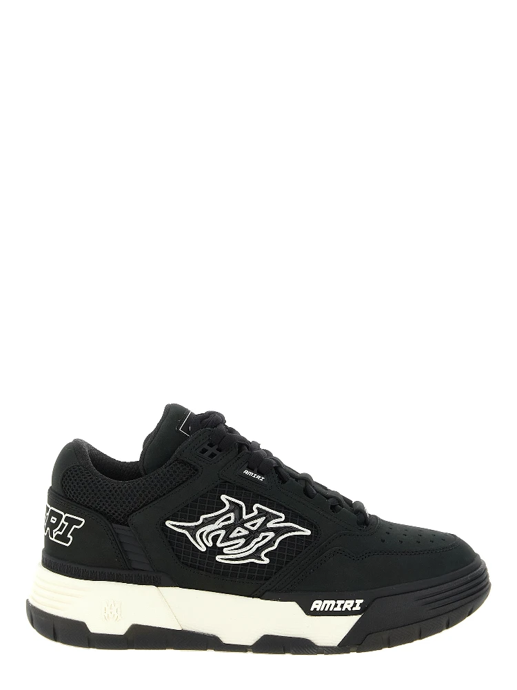 Bicolor Calfskin Athletic Sneakers