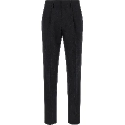 Blue Virgin Wool Two-Piece Suit