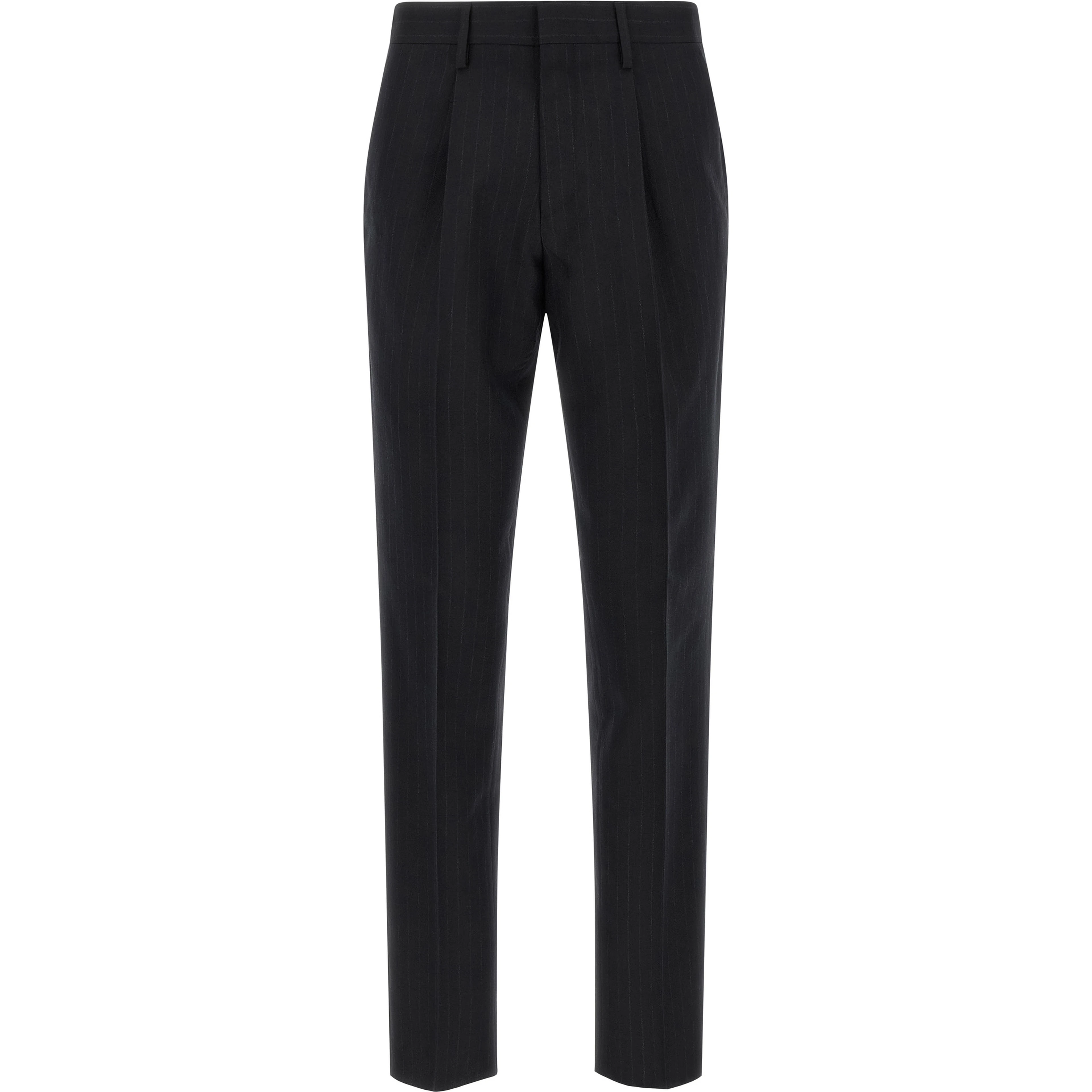 Blue Virgin Wool Two-Piece Suit