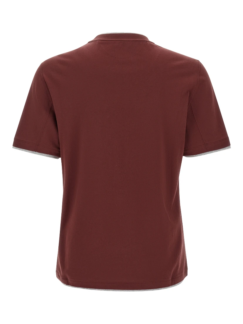 Bordeaux Cotton T-Shirt
