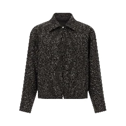 Brown Wool Full-Length Jacket