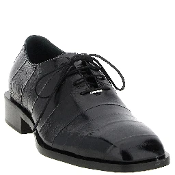 Black Leather Oxfords And Derbies