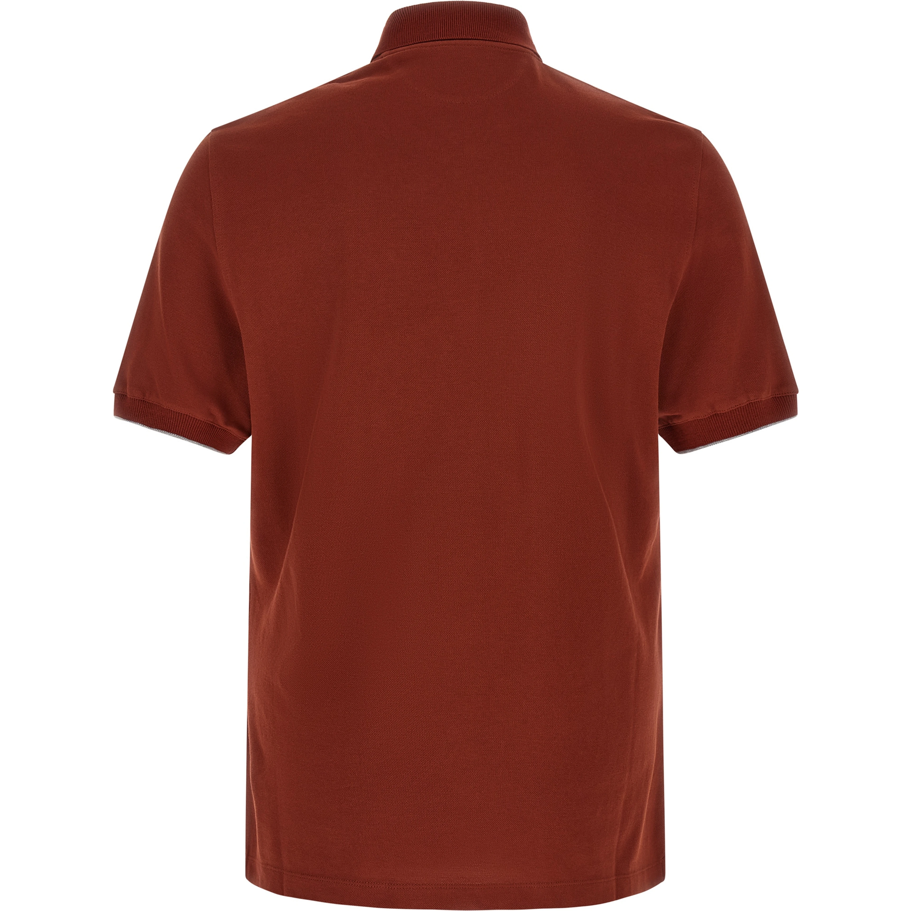 Red Cotton Polo Shirt