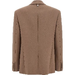 Beige Virgin Wool Blazer