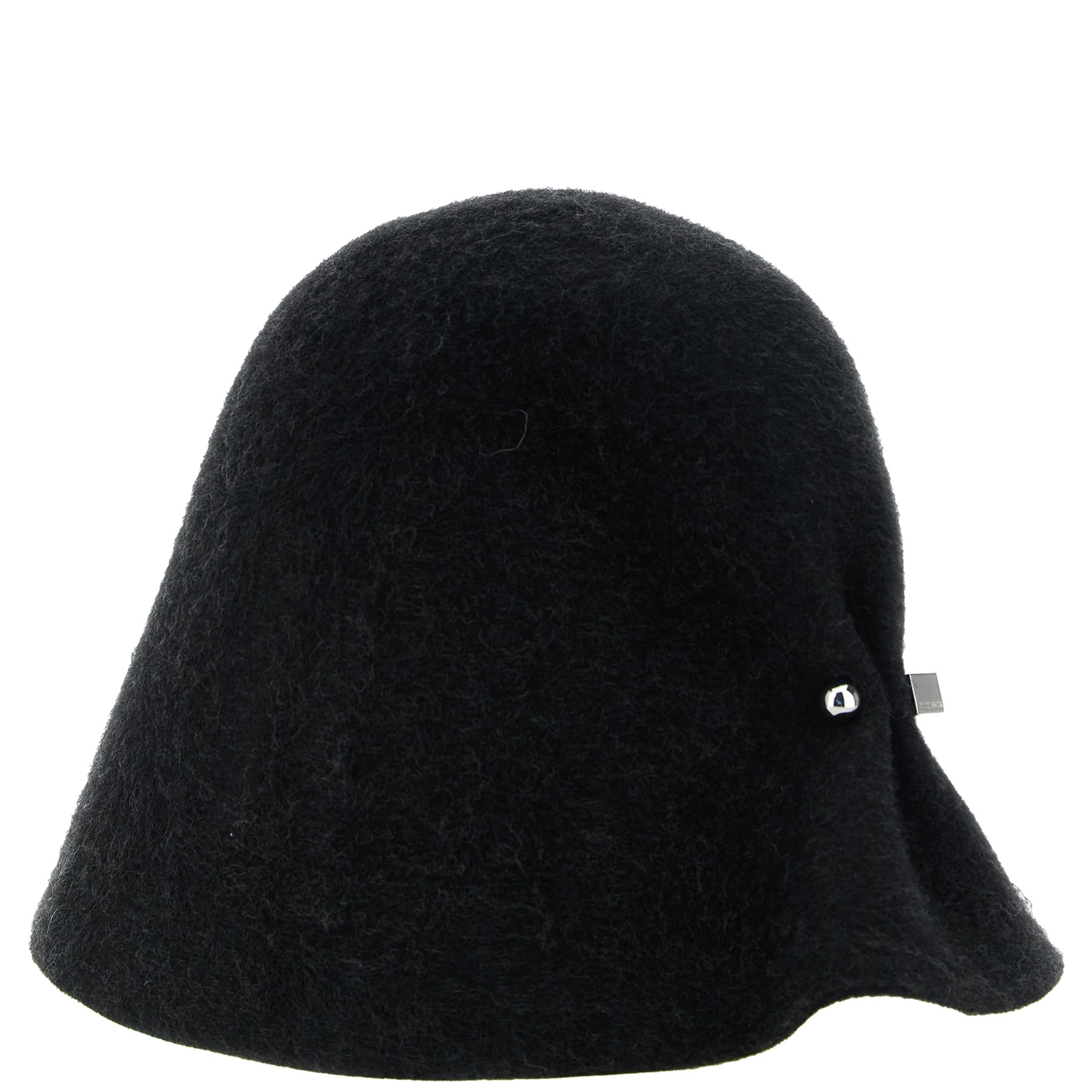 Black Merino Wool Hat