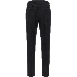Blue Virgin Wool Two-Piece Suit