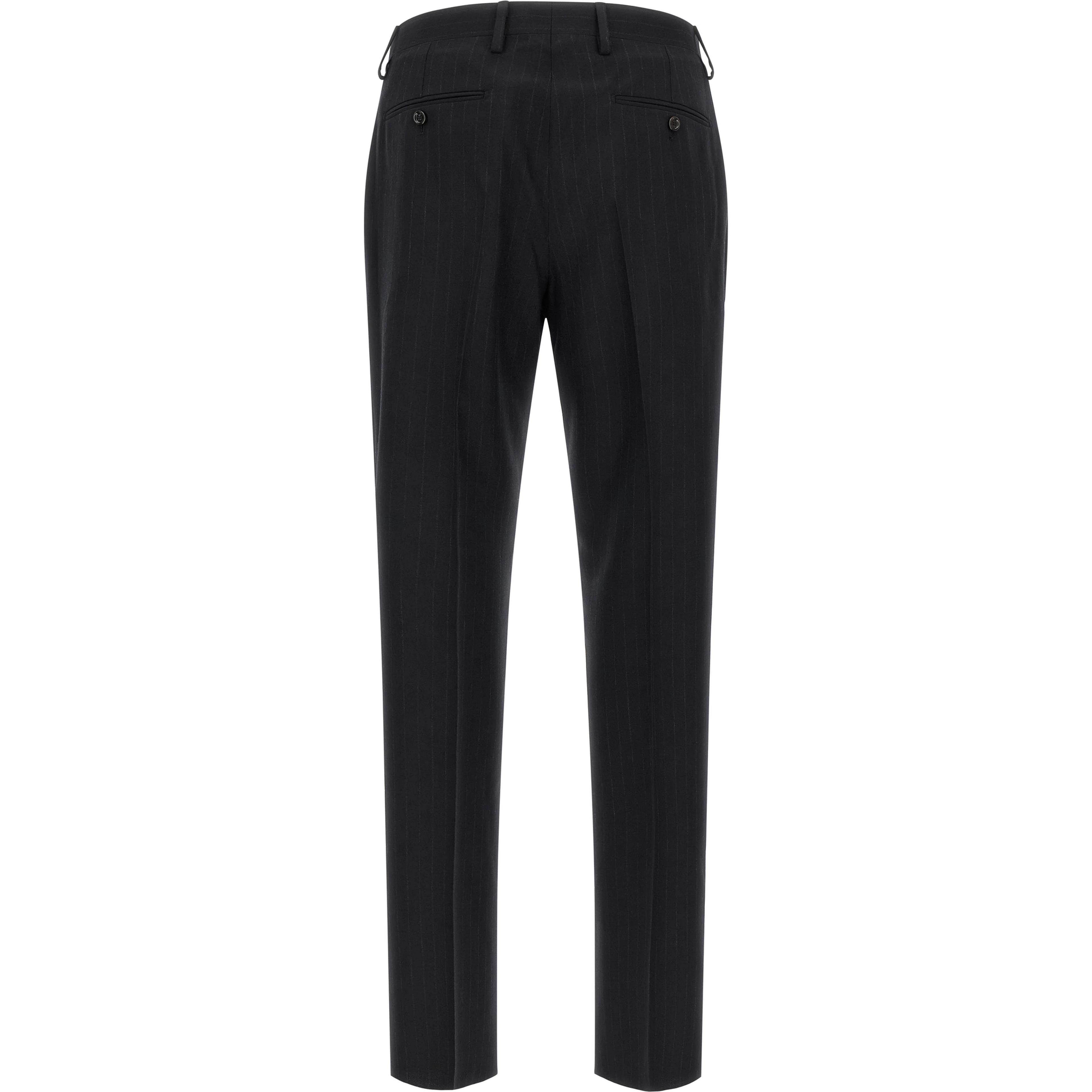 Blue Virgin Wool Two-Piece Suit