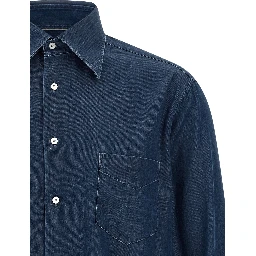 Blue Cotton Blouse