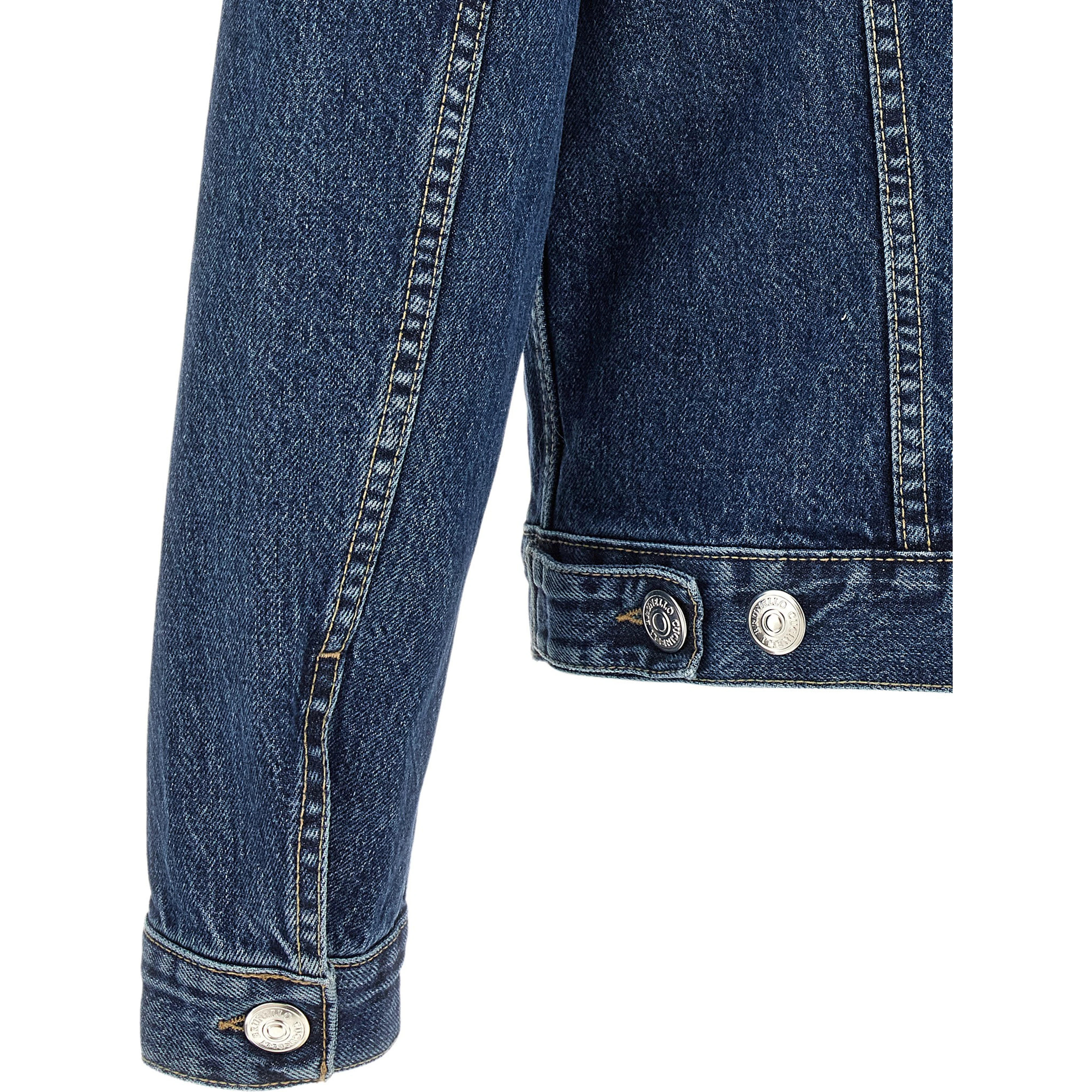 Blue Cotton Denim Jacket