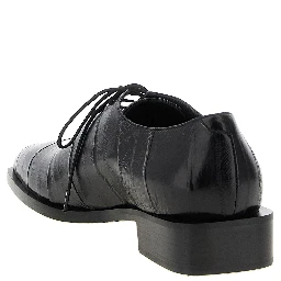 Black Leather Oxfords And Derbies