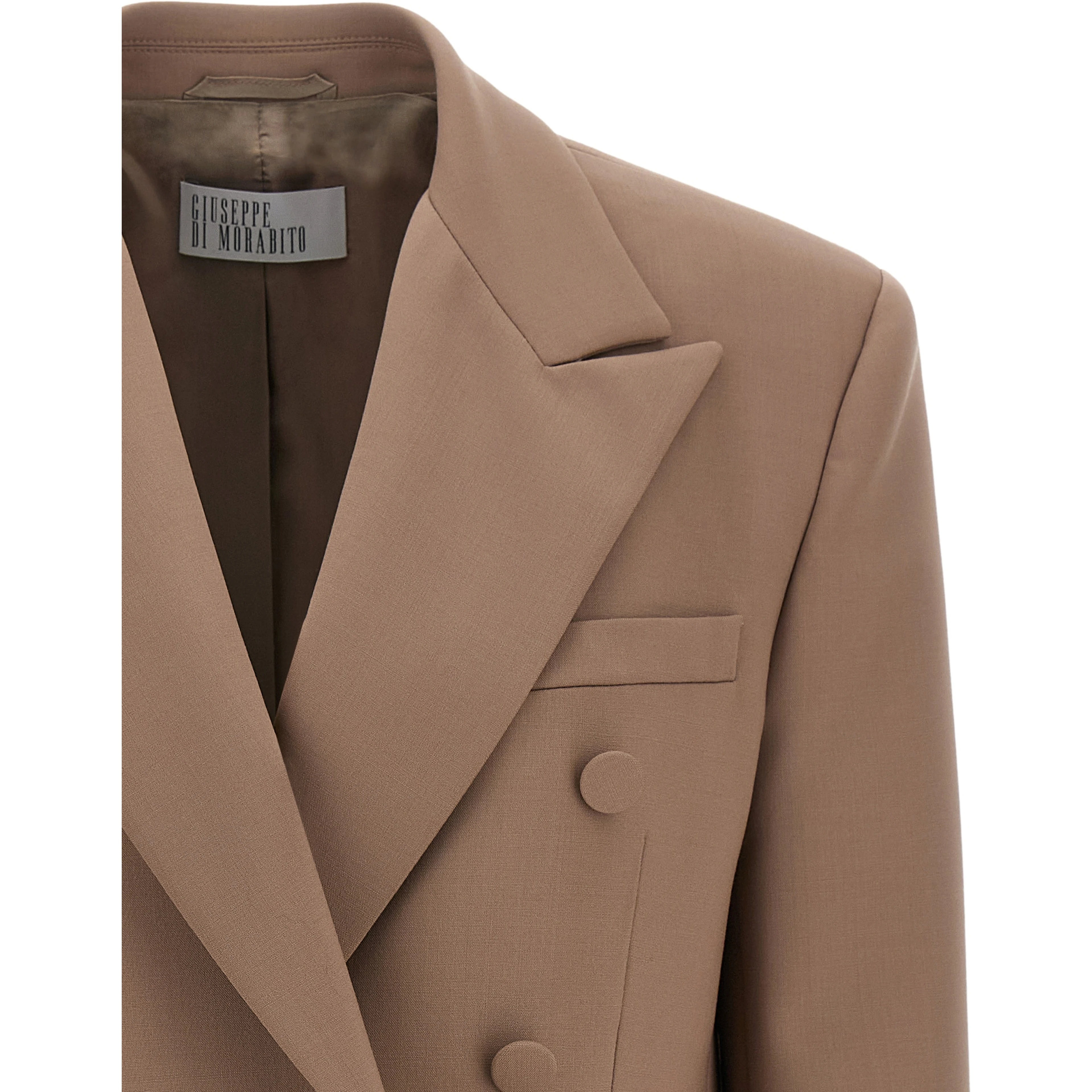 Beige Virgin Wool Blazer