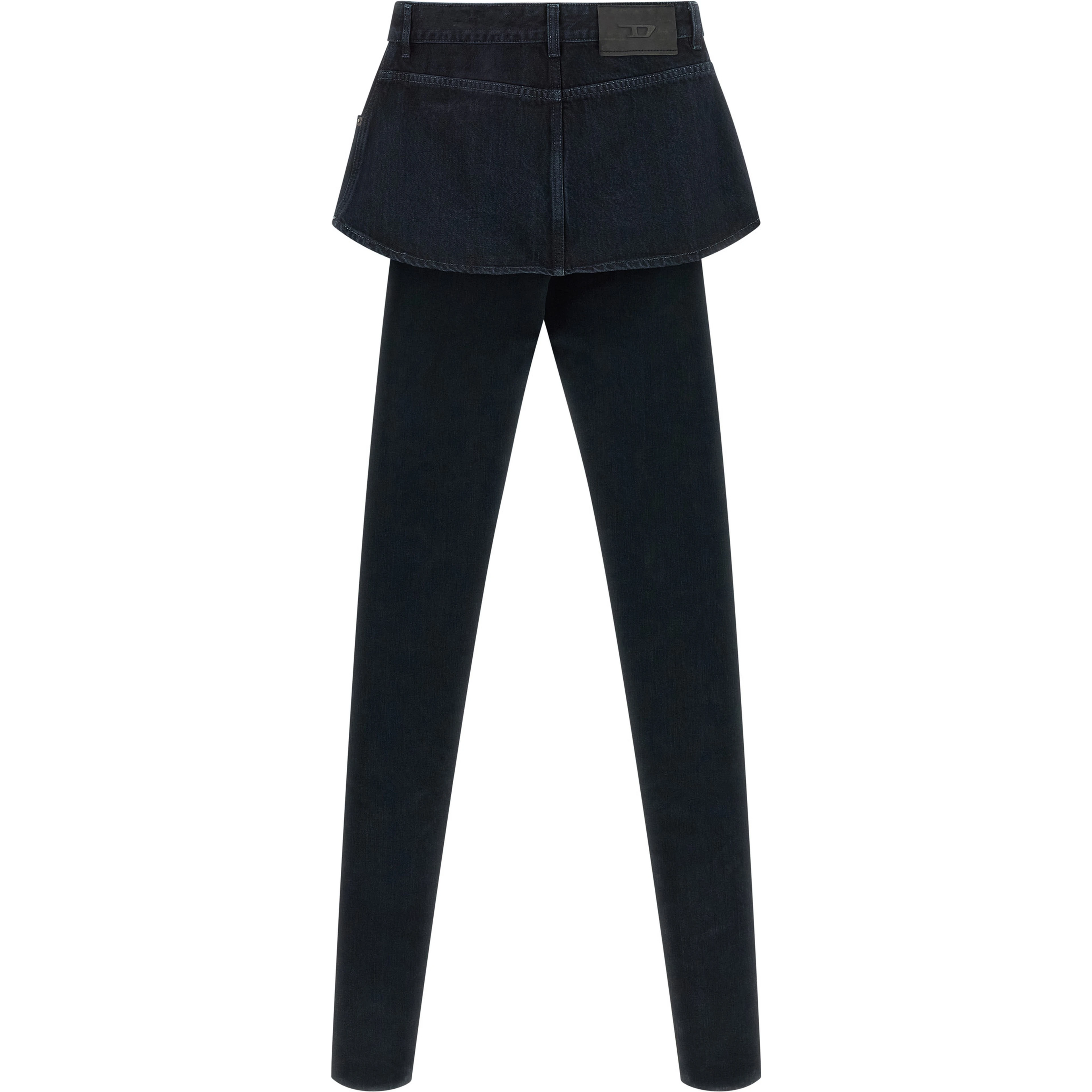 Blue Cotton Skinny Jeans