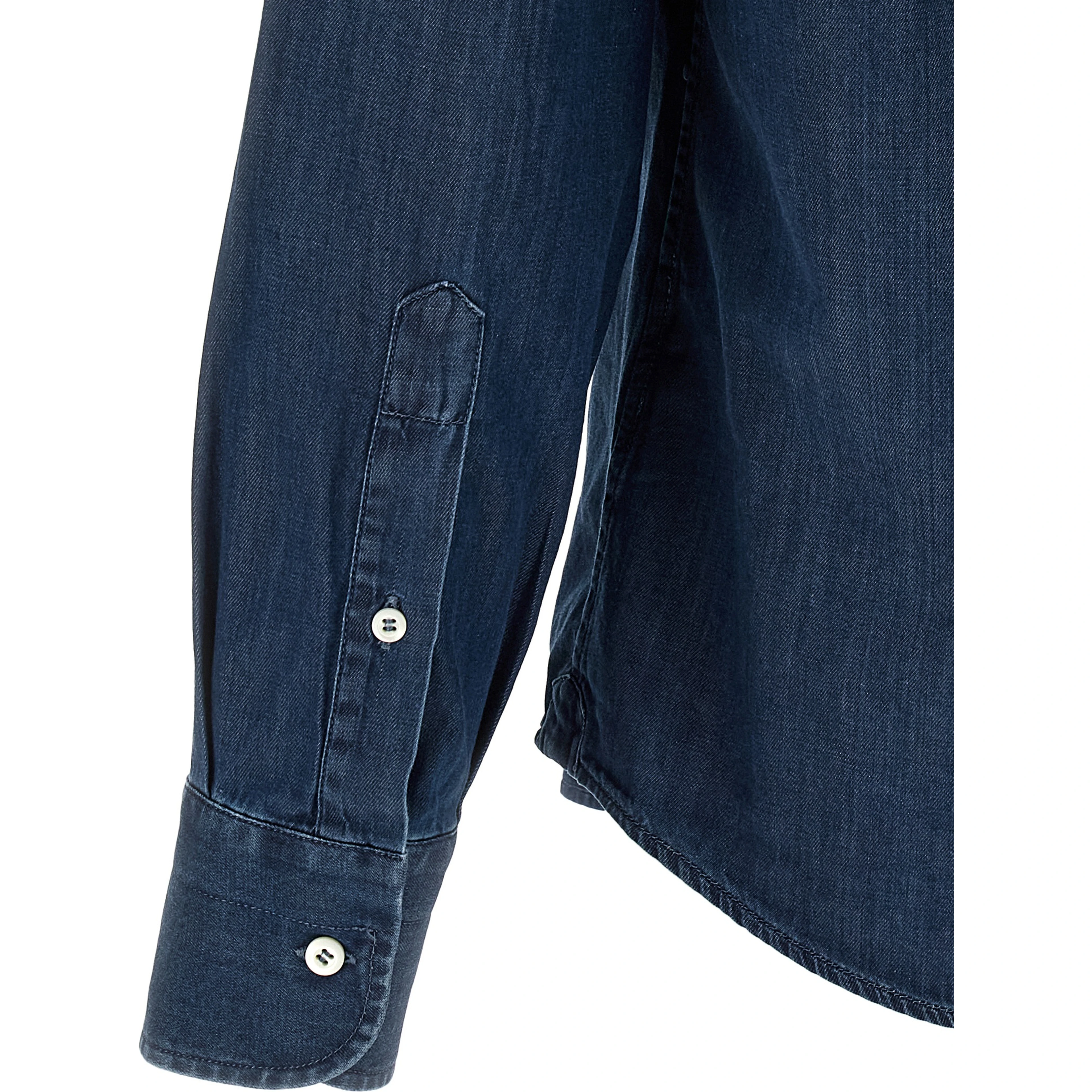 Blue Cotton Blouse
