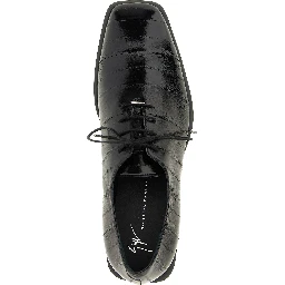Black Leather Oxfords And Derbies