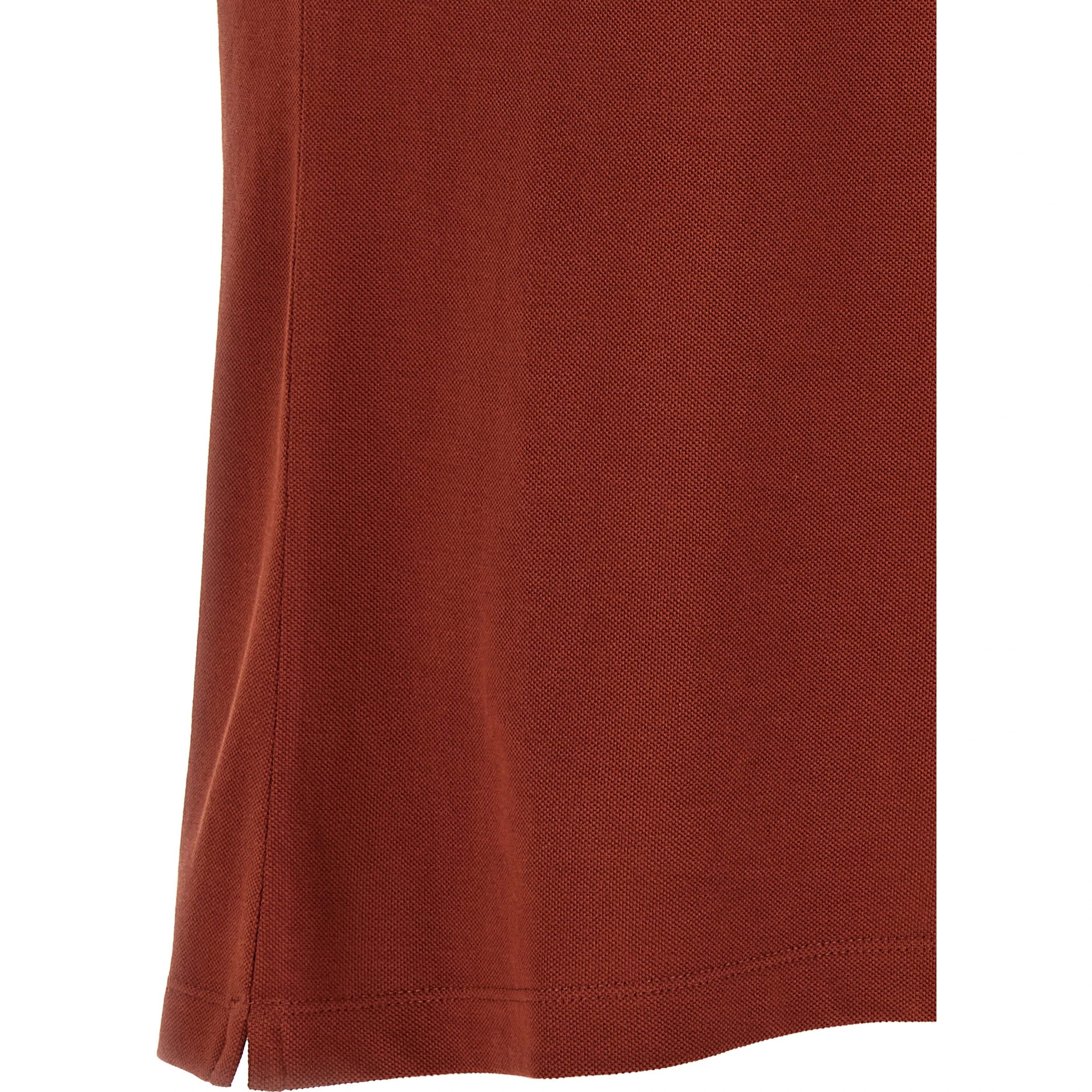 Red Cotton Polo Shirt