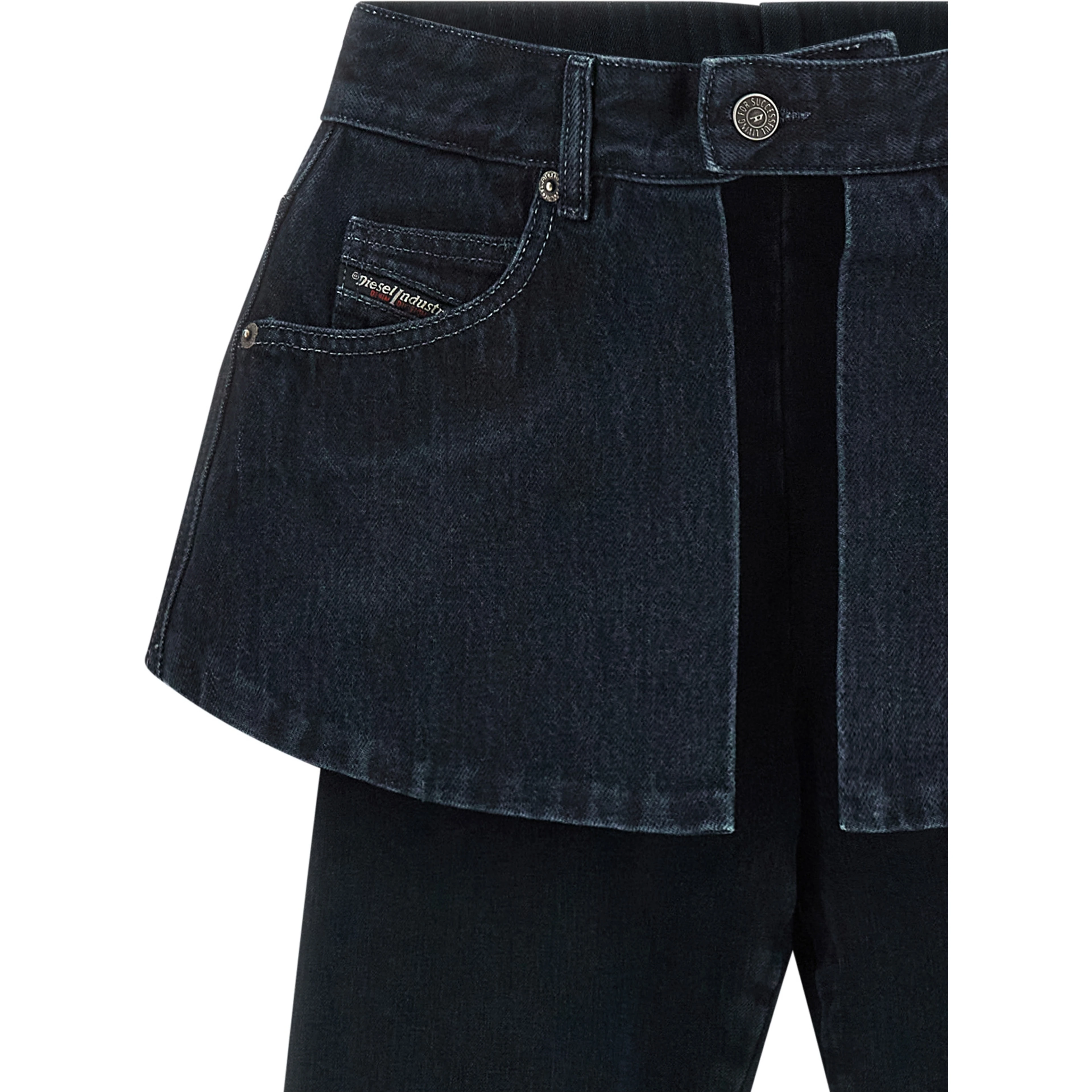 Blue Cotton Skinny Jeans