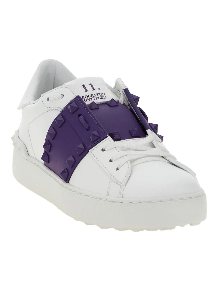 Purple Calfskin Low Top Sneakers alternative