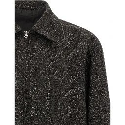 Brown Wool Full-Length Jacket