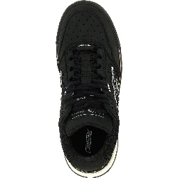 Bicolor Calfskin Athletic Sneakers