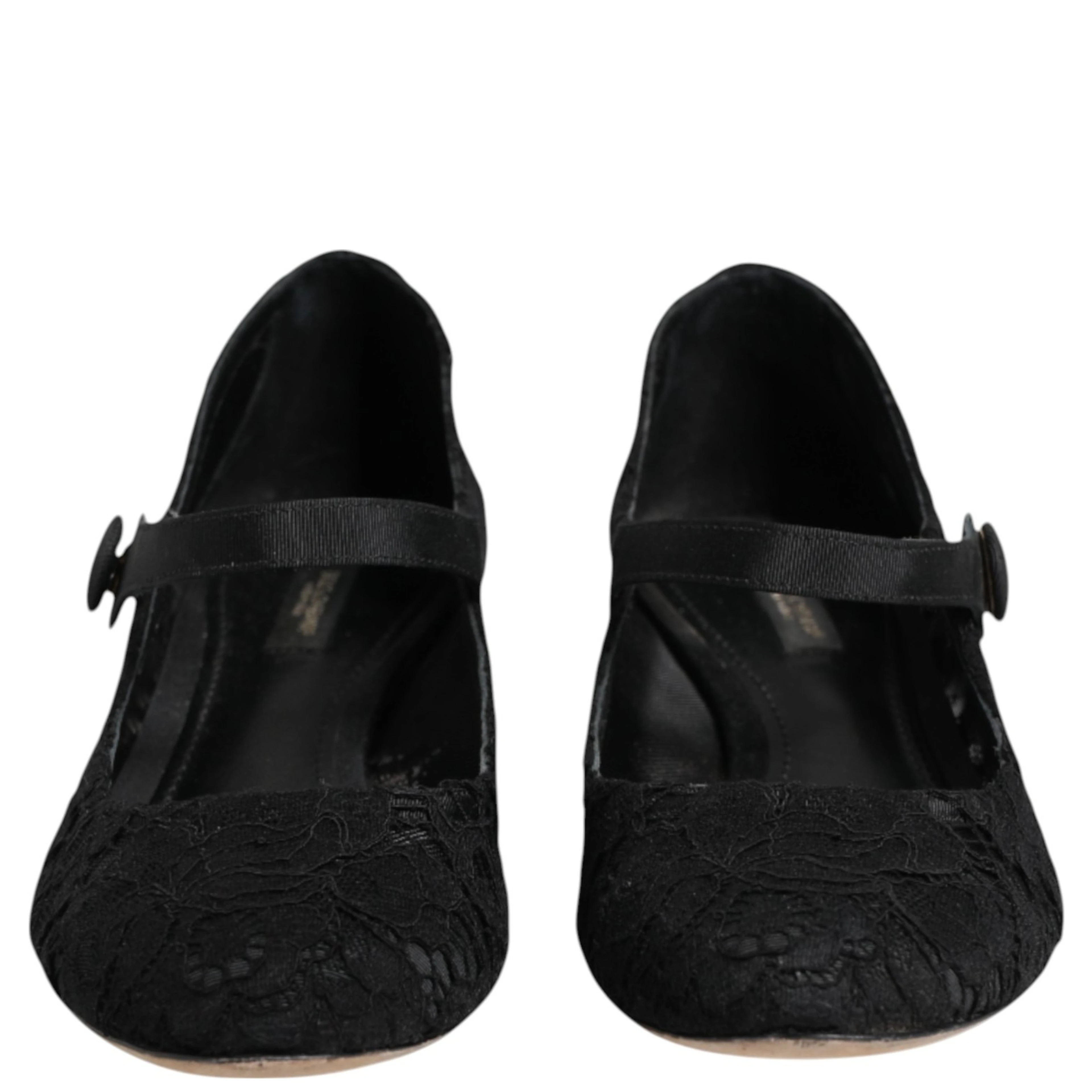 Black Vally Taormina Floral Lace Pumps Shoes