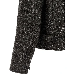 Brown Wool Full-Length Jacket