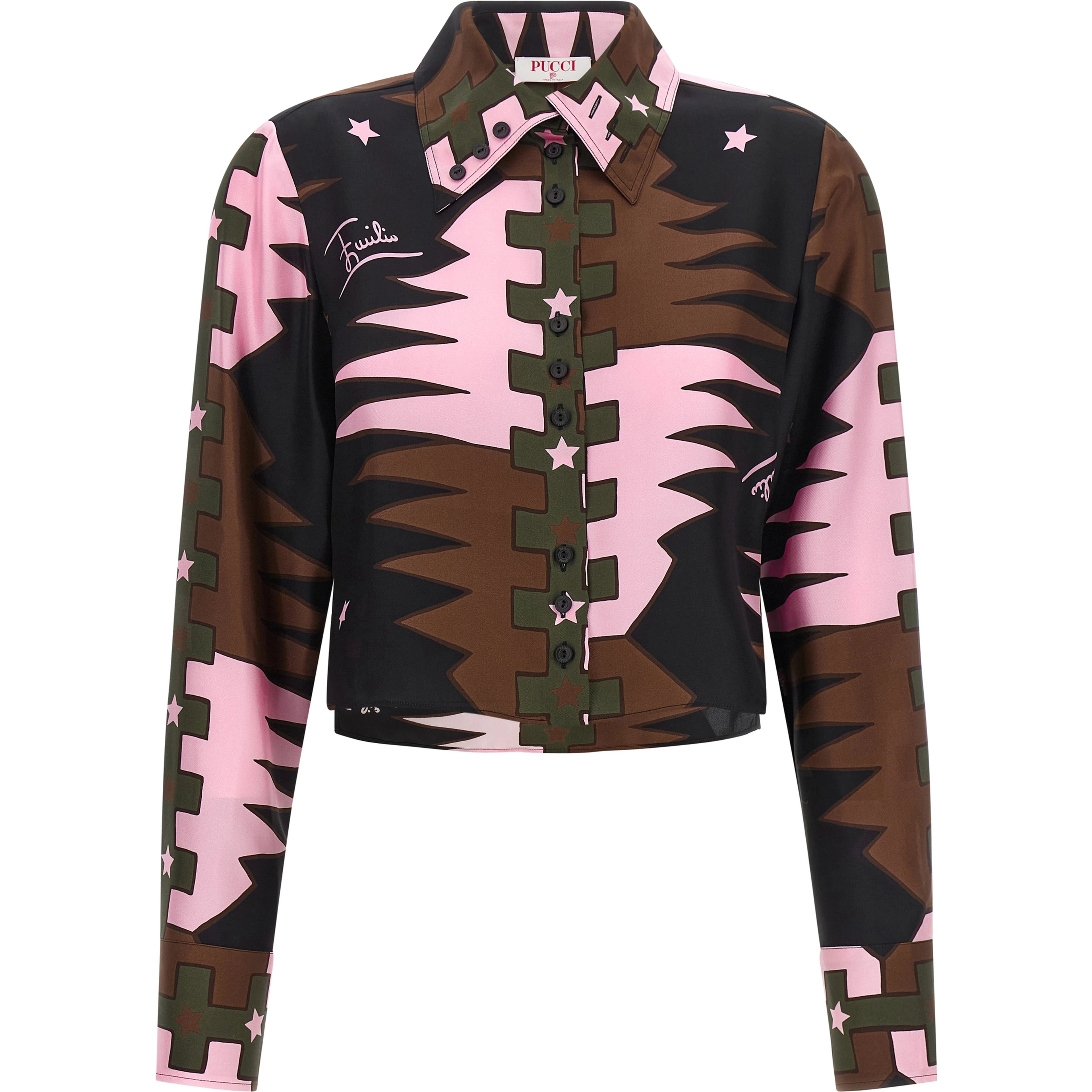 Multicolor Silk Blouse