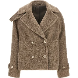 Beige Wool Coat