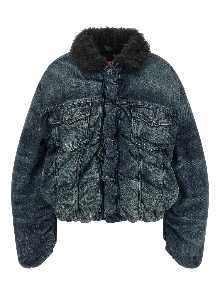 Blue Cotton Denim Jacket