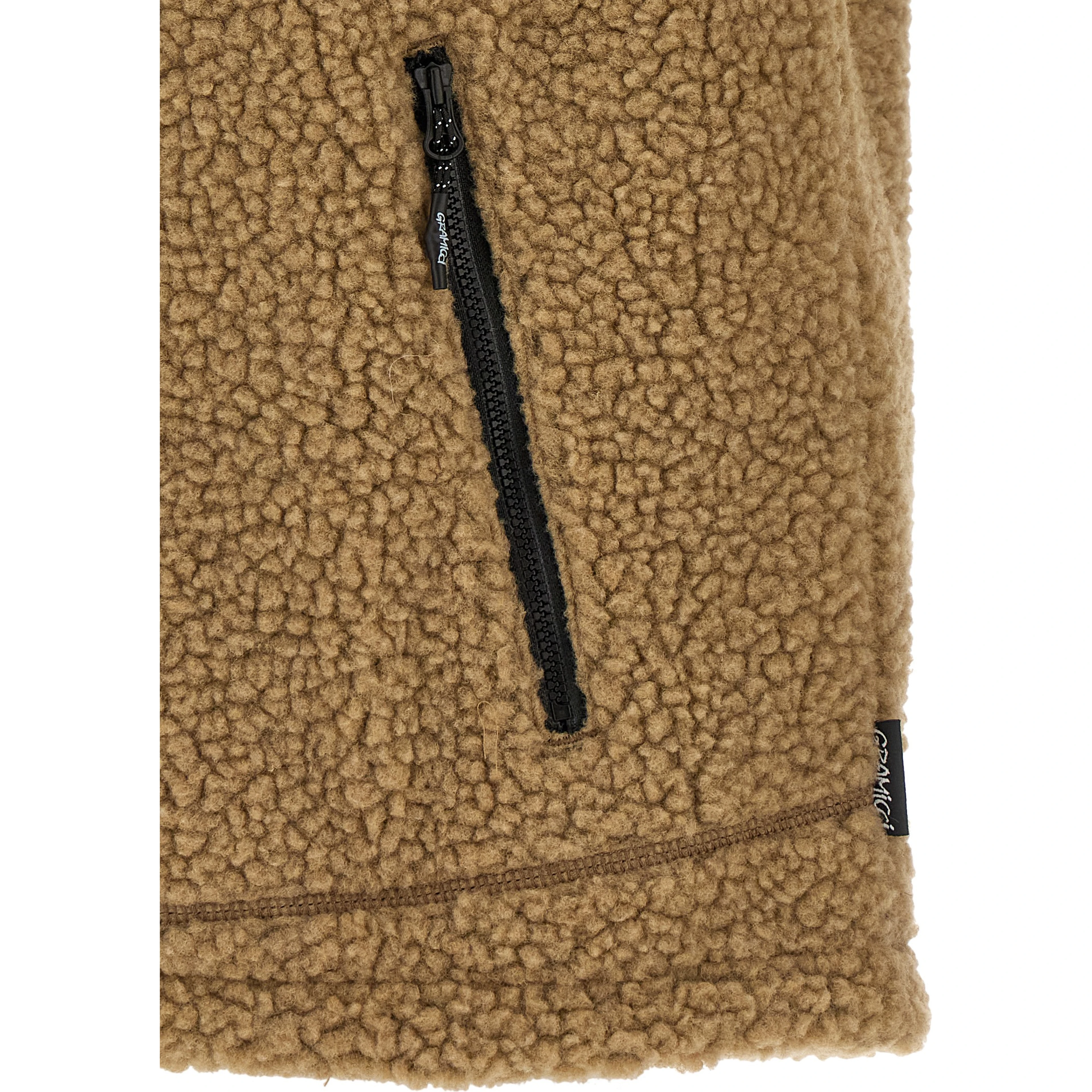 Beige Polyester Sleeveless Jacket