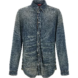 Blue Lyocell Blouse