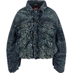 Blue Cotton Denim Jacket