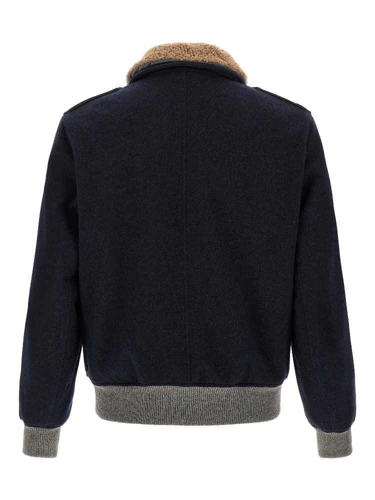 Blue Cashmere Bomber alternative