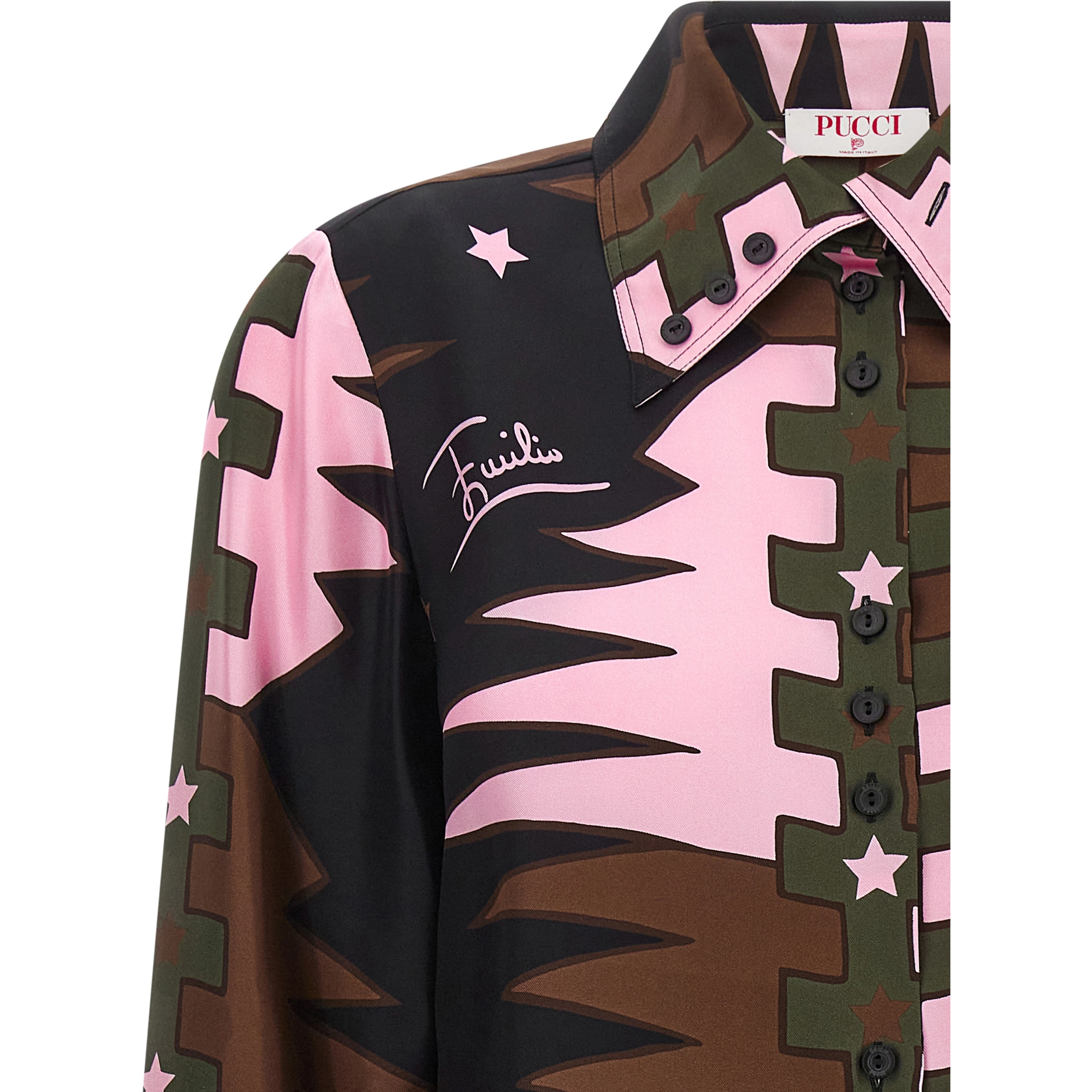 Multicolor Silk Blouse
