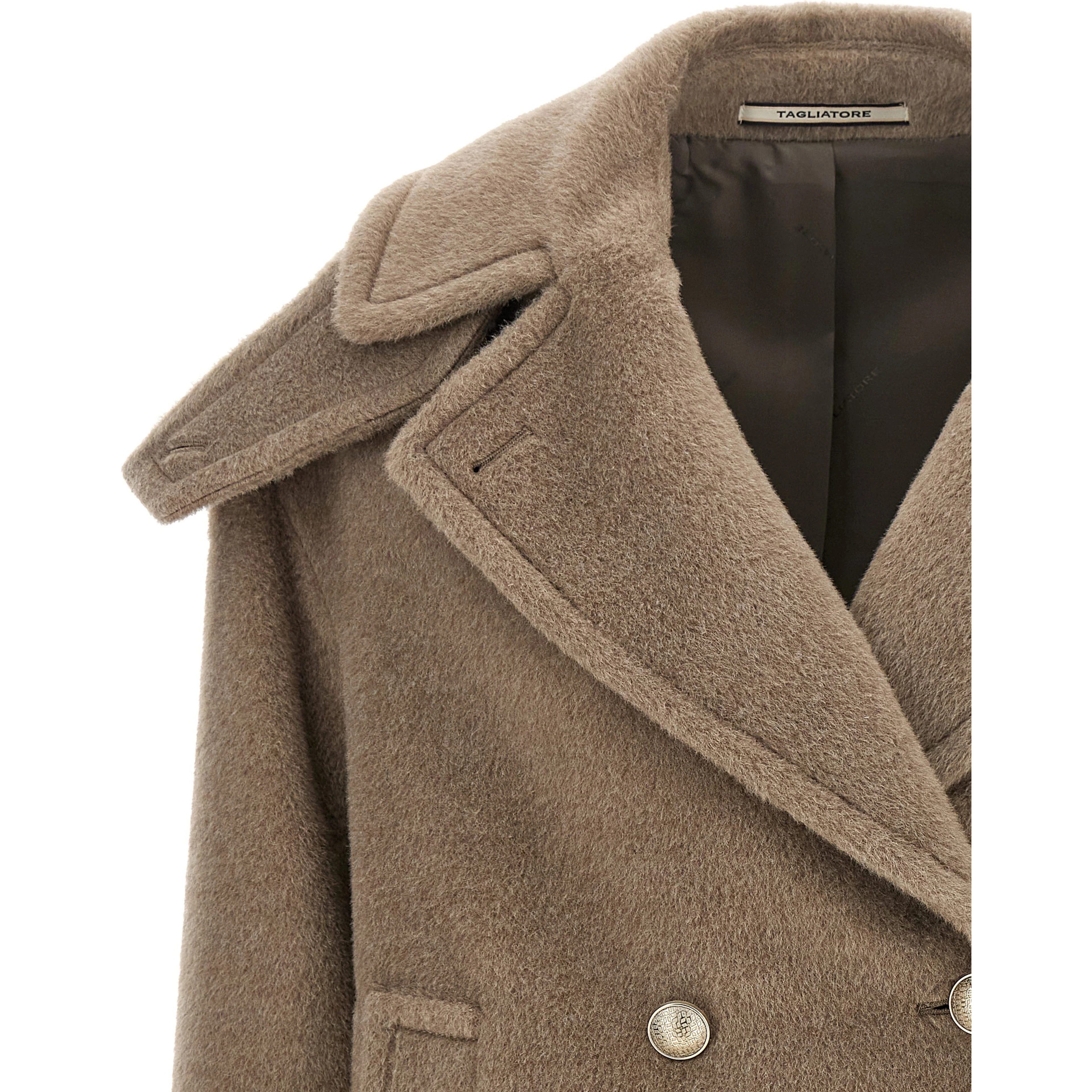 Beige Wool Coat