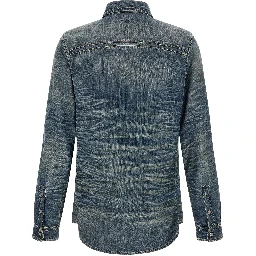 Blue Lyocell Blouse