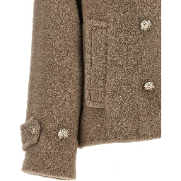 Beige Wool Coat