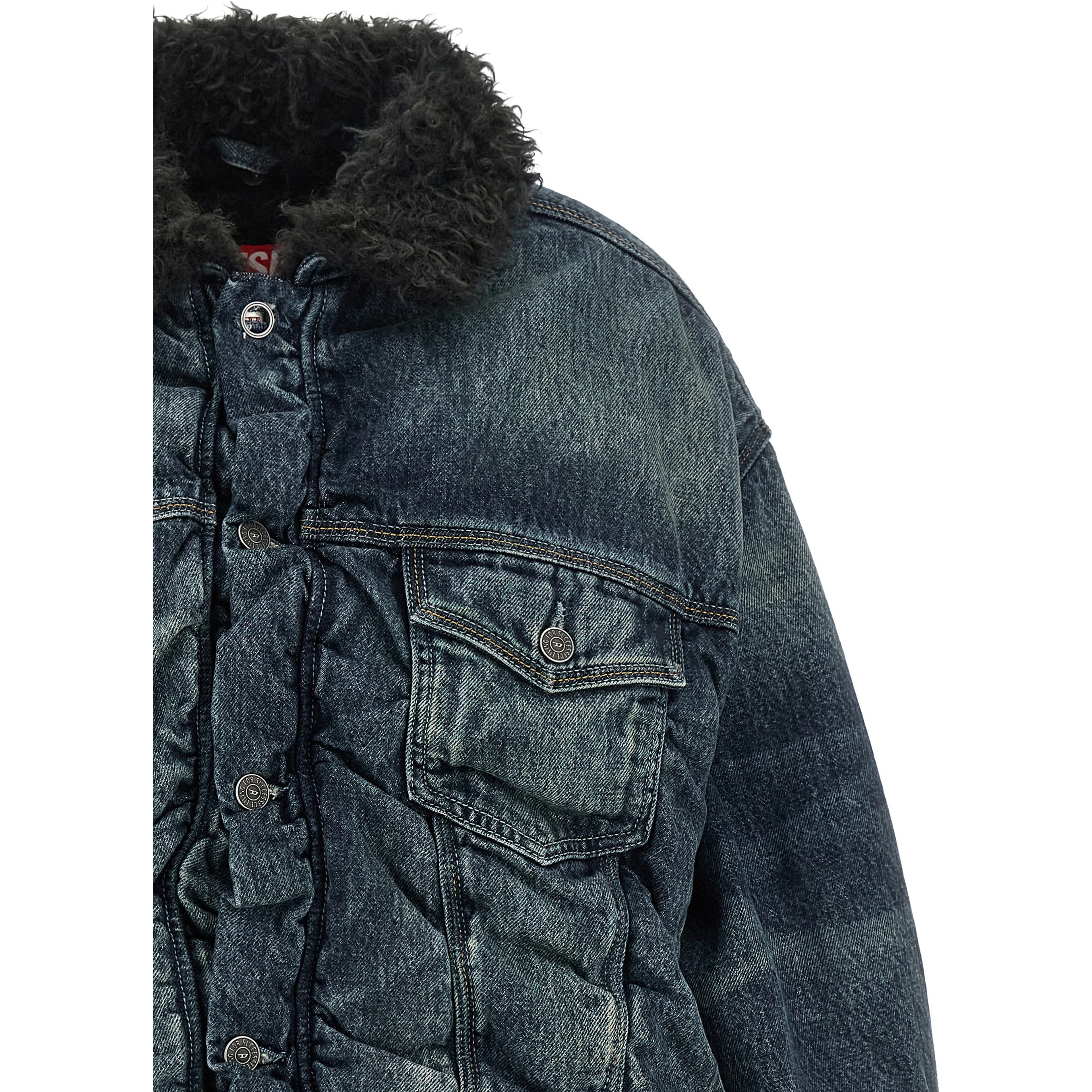 Blue Cotton Denim Jacket